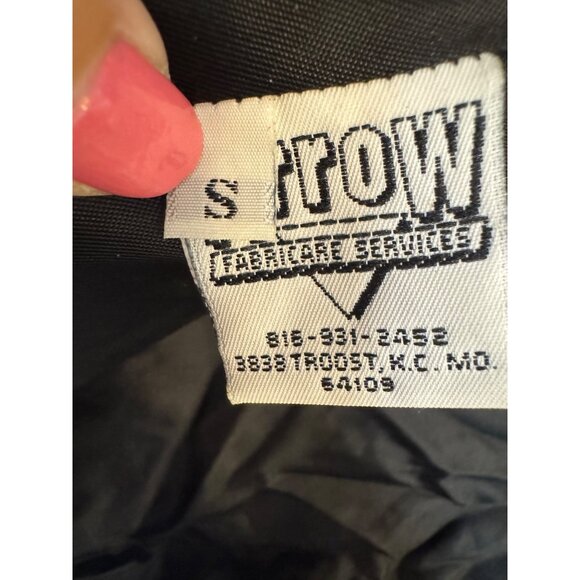 Vintage Char Womens Genuine Leather Fringe Jacket S Multicolor Animal Print Sant - Picture 5 of 12